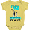 papa und sohn Baby Onesie