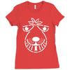 spacehopper ~ mens funny retro Ladies Fitted T-Shirt