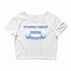 I Love Someone with Stomach Cancer to The Moon and Back to Infinity Crop Top
