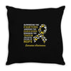 Supporting the Fighters Admiring the Survivors Honoring the Taken Throw Pillow