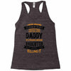 Super Cool Daddy Of A Freaking Awesome Daughter Racerback Tank
