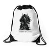 throne of games Drawstring Bags