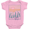 camp river Baby Onesie