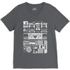 radios V-Neck Tee