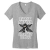 funny rfart ninja Women's V-Neck T-Shirt
