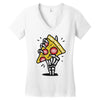 pizza Women's V-Neck T-Shirt