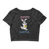 Bunny Happy Easter Crop Top