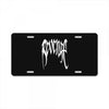 XXXTENTACION Revenge Kill white logo License Plate