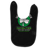 silver shamrock Baby Bibs