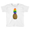 rainbow pineaplle Toddler T-shirt