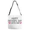 Happy Father's Day I Love Daddy Onesie-Father's Day Adjustable Strap Totes