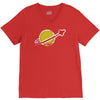 vintage space V-Neck Tee