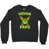 vegan pirate Crewneck Sweatshirt