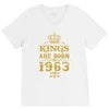 kings are born in 1963 V-Neck Tee