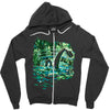 water lilies and nessy Zipper Hoodie