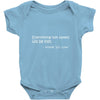 everything not saved will be lost t shirt Baby Onesie