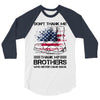 Veteran Don't Thank Me Thank My Brothers Who Never Came Back 3/4 Sleeve Shirt