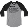 Feminism Noun 3/4 Sleeve Shirt