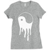 yang and yin dripping chinese symbol fashion geek samurai Ladies Fitted T-Shirt