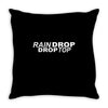 rain drop Throw Pillow