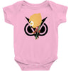 funny black gamming Baby Bodysuit