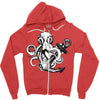 pirate octopus Zipper Hoodie