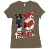 Team 10 America New Design Ladies Fitted T-Shirt