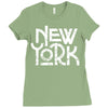 new york Ladies Fitted T-Shirt