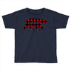 mama christmas bear Toddler T-shirt