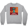 i want to believe santa parody Crewneck Sweatshirt