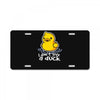 i don't give a duck License Plate