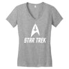 hardwell star trek Women's V-Neck T-Shirt