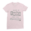 made in 1993 and still awesome Ladies Fitted T-Shirt