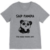 you make me a sad panda V-Neck Tee