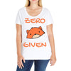 zero fox given Ladies Curvy T-Shirt