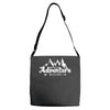and so the adventure begins Adjustable Strap Totes