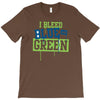 i bleed blue and green T-Shirt