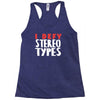 i defy stereotypes Racerback Tank