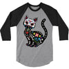 loco coco skul cat 3/4 Sleeve Shirt