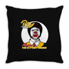 royale with cheese Throw Pillow