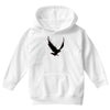 black raven with red eye Youth Hoodie