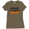 nerdy Ladies Fitted T-Shirt