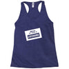 my name is awesome Racerback Tank