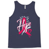 breast cancer awareness hope ribbon heart Tank Top