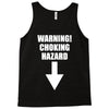 warning choking hazard printed Tank Top
