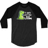 sad t rex 3/4 Sleeve Shirt