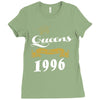queens are born in 1996 Ladies Fitted T-Shirt
