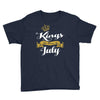 kings are born in july Youth Tee