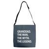 granddad the man the myth the legend Adjustable Strap Totes