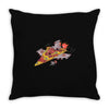 pizza jet Throw Pillow